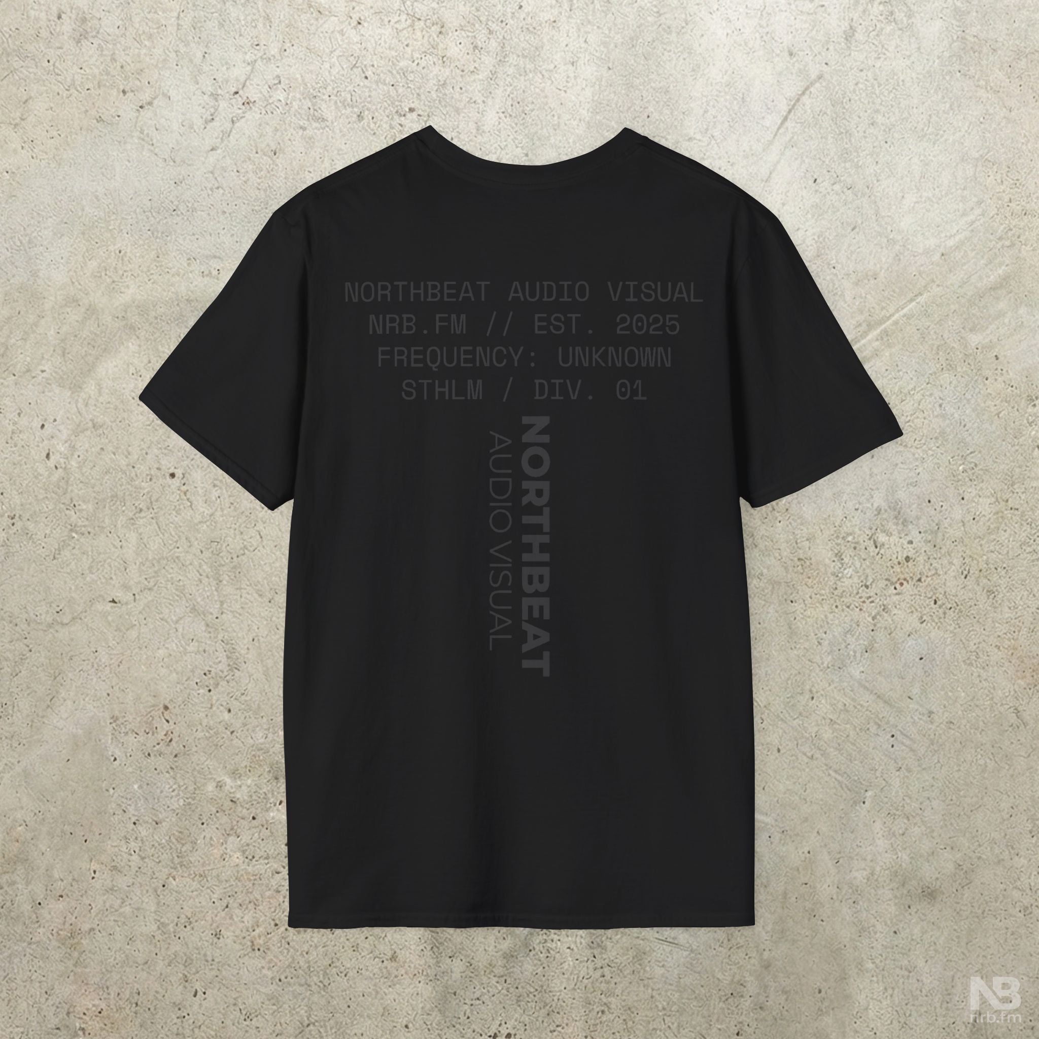 NorthBeat Frequency Core Light Tee – Mono Edition (153 g/m²)