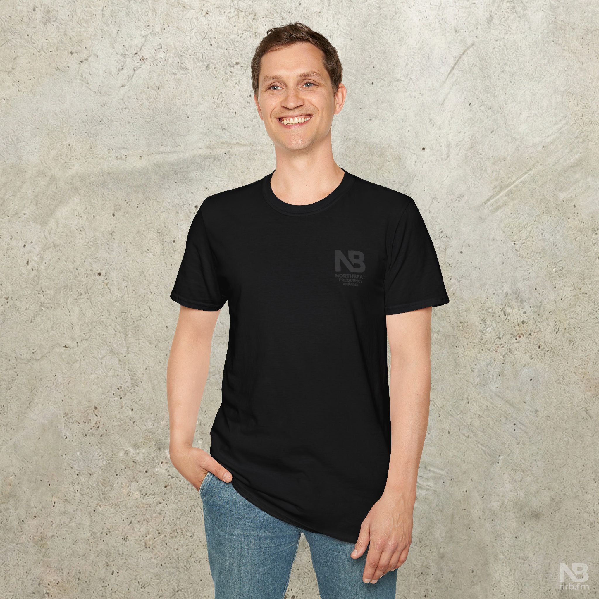 NorthBeat Frequency Core Light Tee – Signal Edition (153 g/m²)