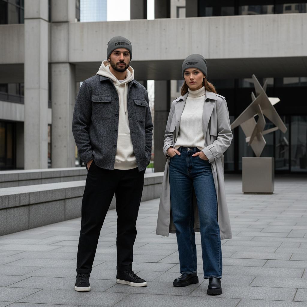 NorthBeat Frequency Beanie — Graphite